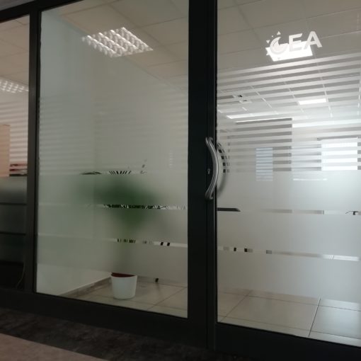 Pellicole decorative sabbiate per la privacy