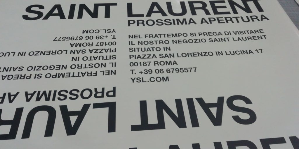 taglio scritte